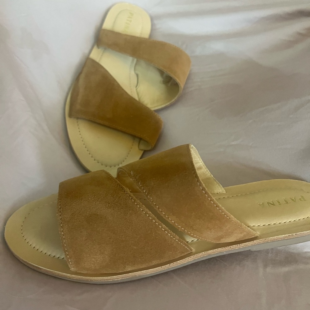 Portland Leather Tan Minimalist Sandals